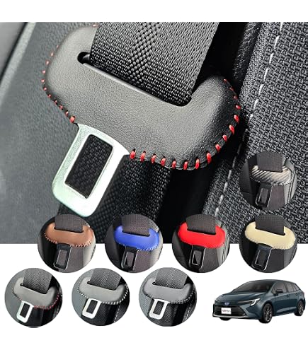 Amazon | トヨタ カローラクロス 本革シートベルトカバー バックル