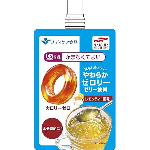 メディケア食品 やわらかゼロリー ゼリー飲料 レモンティー風味