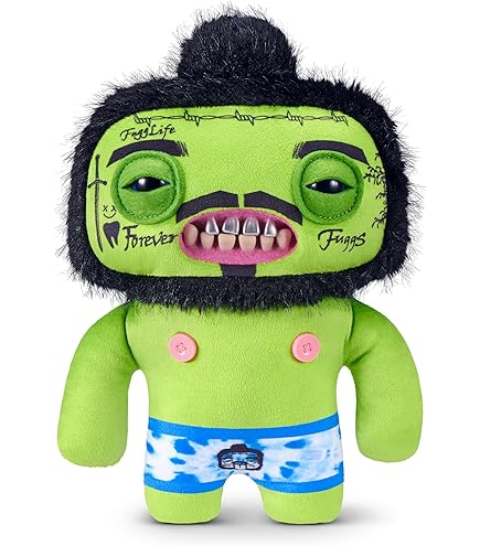 Amazon.co.jp: Fuggler Funny Ugly Monster 20cm Brown Deluxe Plush