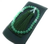 花音(かのん) 数珠 念珠 日本製 国産 アベンチュリン 男性用 女性用 男女兼用 京念珠 すべての宗派 (アベンチュリン)