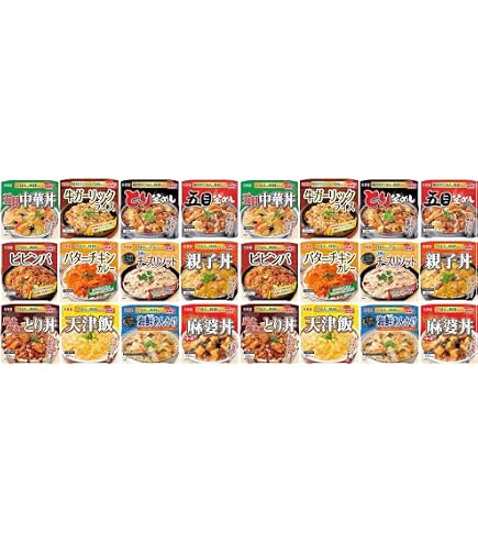 Amazon.co.jp: 丸美屋 どんぶり ごはん付き 12種類 アソート セット
