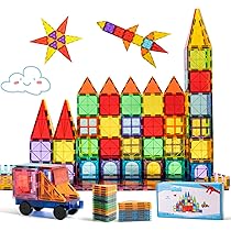 マグネットブロック 磁気おもちゃ マグネット ブロック セット知育玩具 1716 マグネットブロック 196pcs 磁気おもちゃ マグネット ブロック