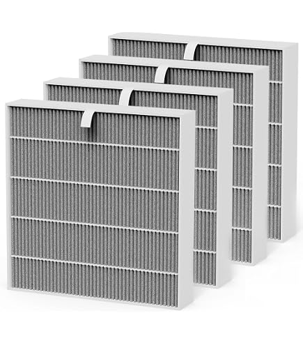4 Stück H13 Luftfilter – Kompatibel Mit Blueair DustMagnet 5210i & 5240i – 3-stufiges Filtersystem