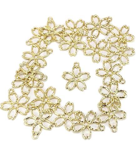 Amazon | 桜 チャーム ペンダント 合金 さくら 花びら