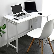 YAMAZEN 折りたたみデスク ホワイト Amazon.co.jp: 山善(YAMAZEN) デスク (L字デスク) 折りたたみ 傷・汚れ