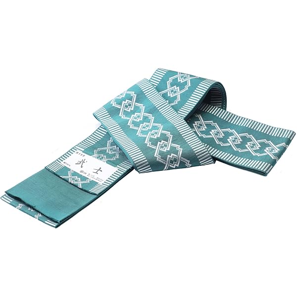 Amazon | 男物 正絹 本場筑前博多織 角帯 献上柄 -黒/黒- | 帯 通販