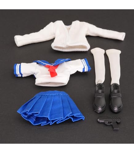Amazon.co.jp: HiPlay 1/12 学生服 セーラー服 服装セット 日常 可動