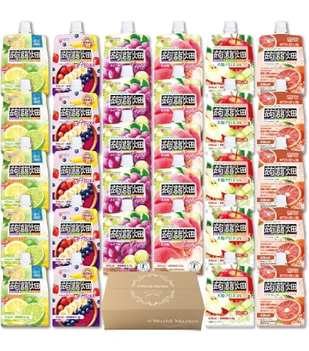 Amazon.co.jp: マンナンライフ クラッシュタイプの蒟蒻畑 アソート