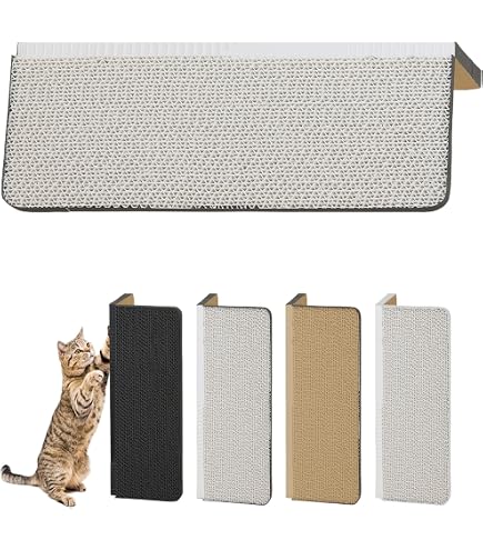 Amazon | 猫 爪研ぎ 壁 自己粘着 爪とぎマット クライミング猫スクラッ
