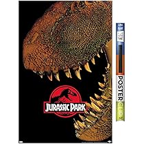 【額縁付き】Jurassic Park ジュラシックパーク A2 ポスター JURASSIC PARK ジュラシックパーク - JURASSIC WORLD / ポスター