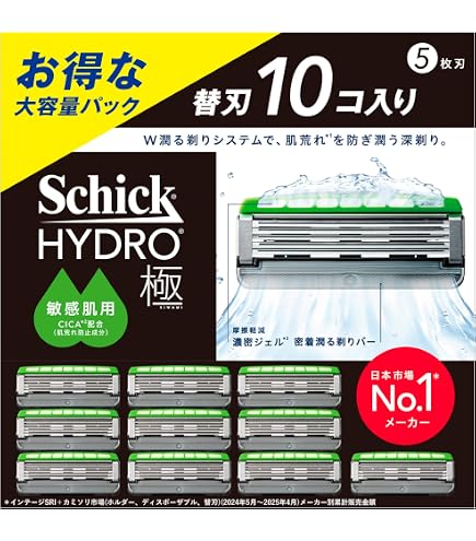 Amazon.co.jp: ハイドロ Schick(シック) ハイドロ5 プレミアム つるり
