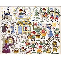 Amazon | オリムパス 刺しゅうキット クロスステッチ Nostalgic