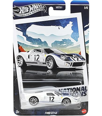Amazon | Hot Wheels 2020 Hw Race Day Ford GT-40, 35/250 Blue