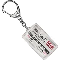 近畿日本鉄道難波線「大阪上本町」キーホルダー2017 電車グッズ