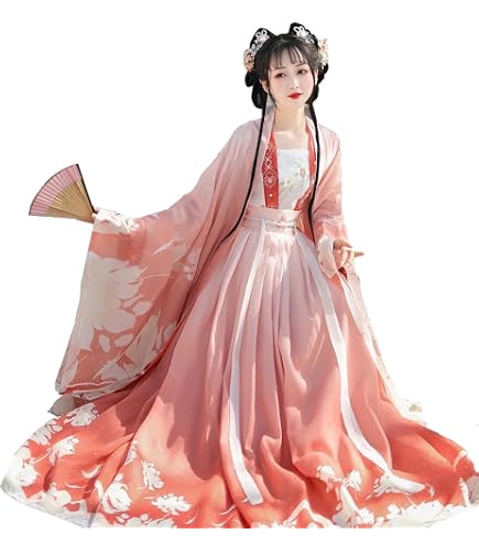 Amazon.co.jp: 【漢唐古風】漢服 唐装 中華服 紫 仙女服 ワンピース