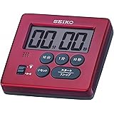 セイコー クロック タイマー 赤 メタリック MT717R SEIKO