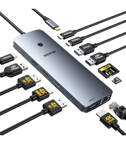 Amazon.co.jp: INVZI MagHub 12-in-2 USB-C ドッキングステーション
