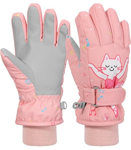 Amazon | スノー手袋 キッズ 5歳 スキー 手袋 子供 スキーグローブ