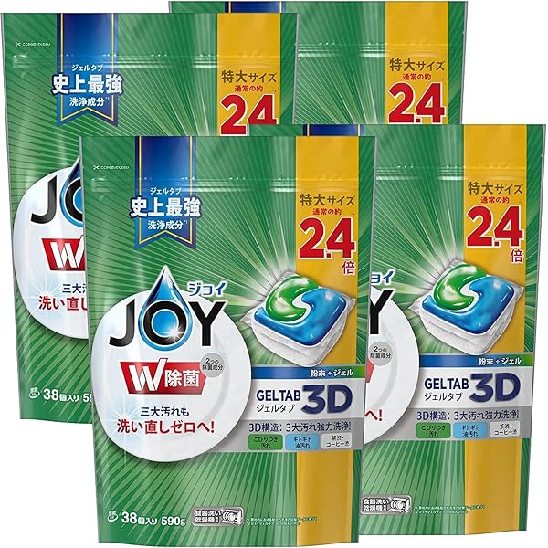 Amazon.co.jp: 《セット販売》 P&G ジョイ ジェルタブ 3D 超特大 (54個  