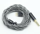 【JSHiFi-Mercury】2pin4.4mmリケーブル 単結晶銅銀メッキとグラフェン単結晶銅線材 CIEM2pinイヤホンアップグレードケーブル 4.4mmイヤフォン交換ケーブル (2pin4.4mm)