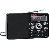 XHDATA D-318BT 小型ラジオ MP3プレーヤー スピーカー FMラジオ 録音 AUX 超軽量 ポータブルラジオ 日本語説明書付き 8G