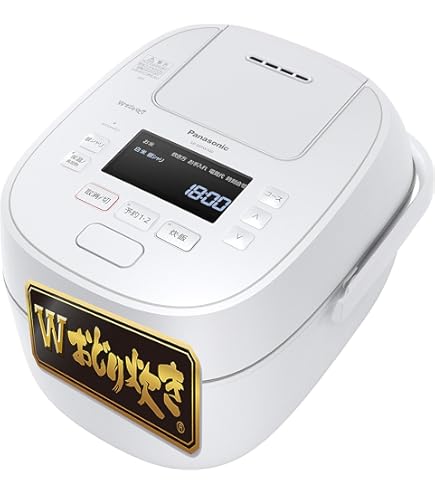 【稼働品】Panasonic SR-PW107 炊飯器 Amazon | パナソニック 炊飯器 5.5合 圧力IH式 Wおどり炊き