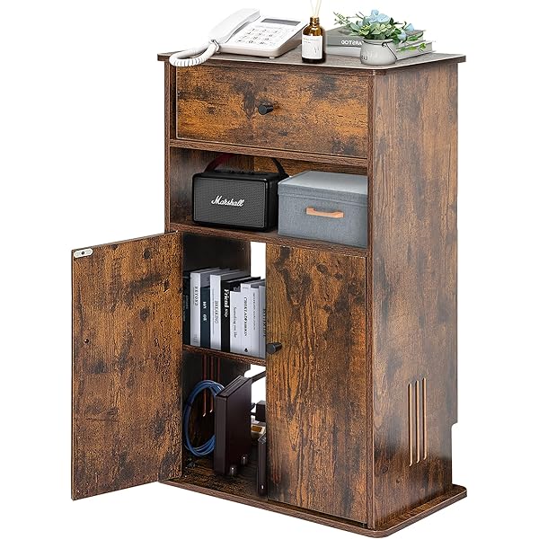 クロシオ 収納棚 ルーター収納電話台 Amazon.co.jp: クロシオ 電話台 白木目 幅40×奥行26.5×高さ80cm