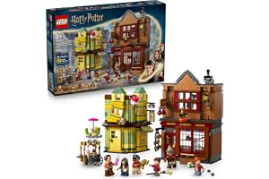 LEGO Harry Potter Quality Quidditch Supplies & Ice Cream Parlour 76452, Diagon Alley Toy Shop Playset, Wizard Birthday Present or Christmas Gift for Kids and Any Fan Aged 8+ (795 Pieces)