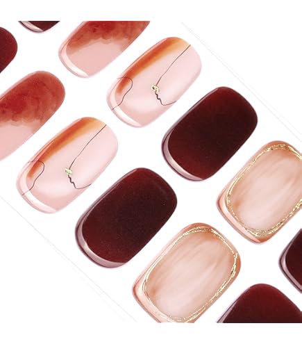 Amazon.co.jp: HERAXI ネイルシール 手の爪 6枚入 爪やすり付き ネイル