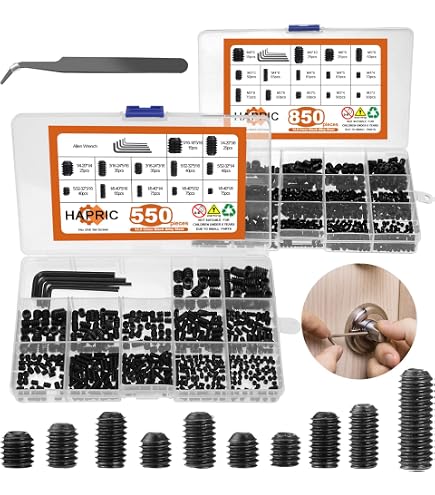 XunLiu 316 Stainless Steel Internal Hex Socket Cup Point Grub Screws – M4 X 4mm, 50-Pack, Corrosion-Resistant For Marine & Outdoor Use