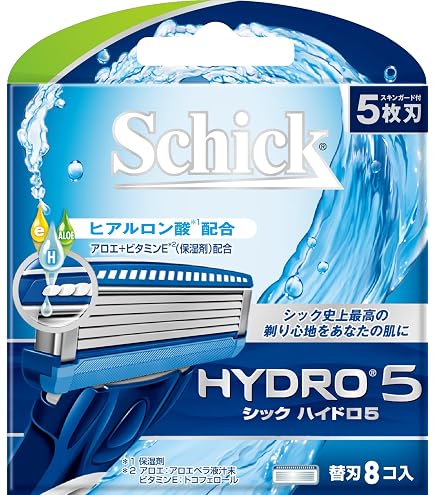 Amazon.co.jp: Schick(シック) シック Schick 5枚刃 ハイドロ5 替刃 8