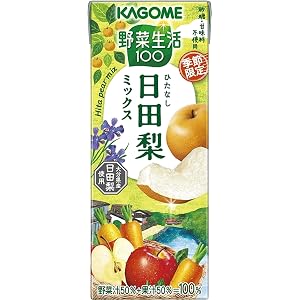 カゴメ 野菜生活100季節限定 日田梨ミックス195ml ×24本