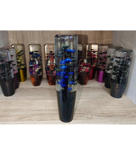 Amazon.co.jp: 水中花シフトノブLEDグラデーション15cmブラウン 