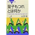 量子もつれとは何か―「不確定性原理」と複数の量子を扱う量子力学 (ブルーバックス)