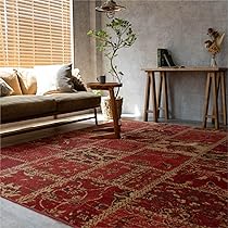 ラグ　ヴィンテージ アンティーク風パッチワーク柄のラグマット 約 200x250 cm 3畳