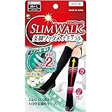 スリムウォーク (SLIM WALK) 美脚ソックスナチュラルfeel MLサイズ ソックス おそと用 着圧 ブラック