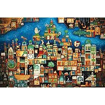 Amazon | エポック社 1000ピース ジグソーパズル イラスト/アート 西村