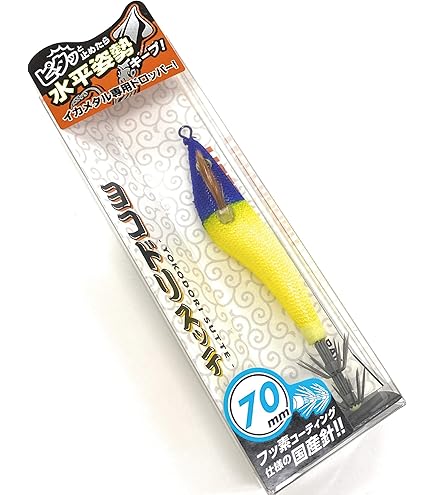 Amazon | ジークラック ヨコドリスッテ 75mm ＃070青／黄