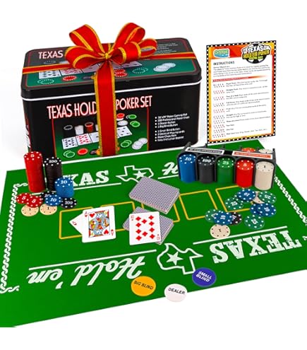 Regal Games - Poker Keeno Bulk Game Set - Includes 36 Two-Sided Boards, 600 Scoring Chips, 1 Deck Of Standard Poker Cards - 72 Unique Board Layouts- Casino Night Card Game- Compatible W Poker Keno