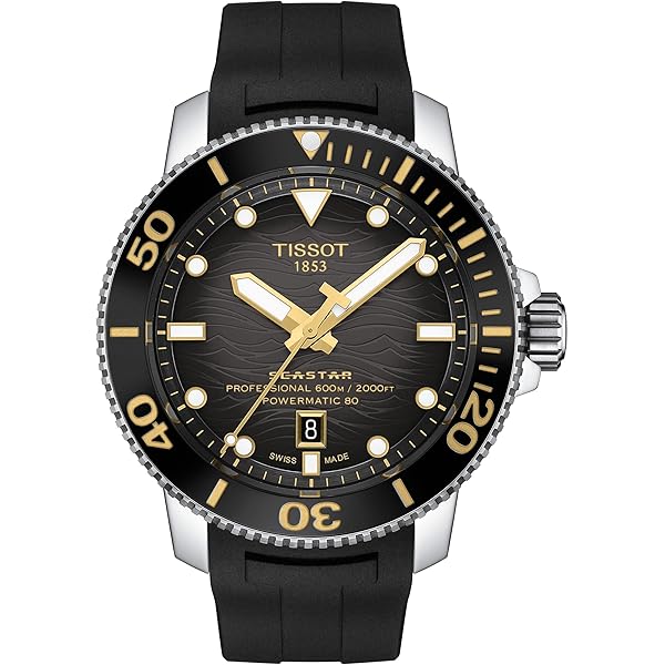 Amazon.co.jp: [ティソ] 腕時計 TISSOT シースター 1000 ラバーベルト