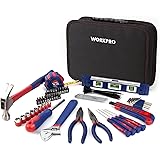 WORKPRO 100点組 ホームツールセット 工具セット ガレージツールセット 日常ツールキット 日曜大工 家庭修理 家具の組み立て 住まいのメンテナンス用 収納バッグ付き