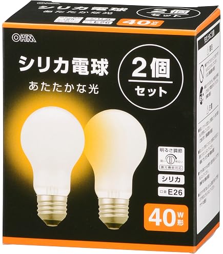 Amazon | 長寿命シリカ電球 1P 40W形 M1P-LW100V36WL 【1個