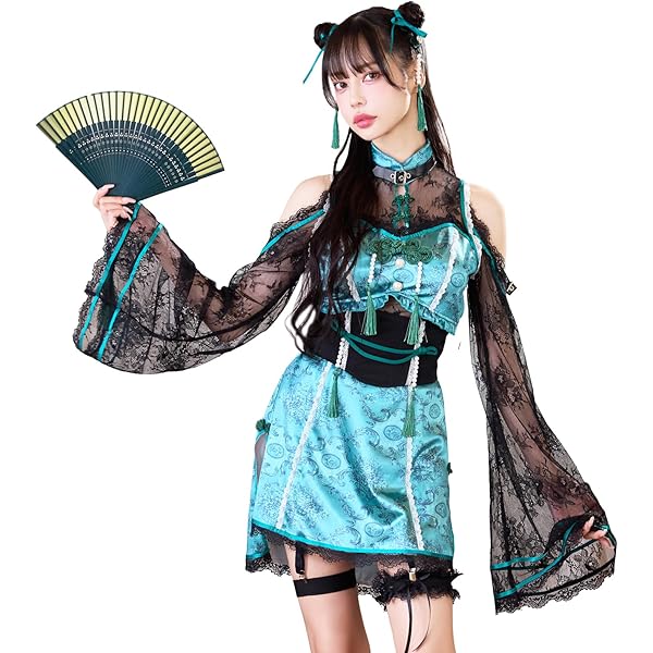 Amazon.co.jp: [Malymoon] コスプレ キョンシー メイド ウエイトレス