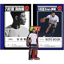 Amazon | ショウワノート 八村塁 ノート+じゆうちょう+ステッカーC柄 3