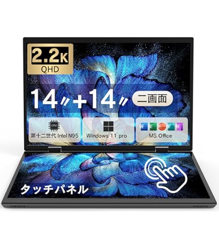 Amazon.co.jp: GZBOX 13.5インチ デュアルタッチスクリーン