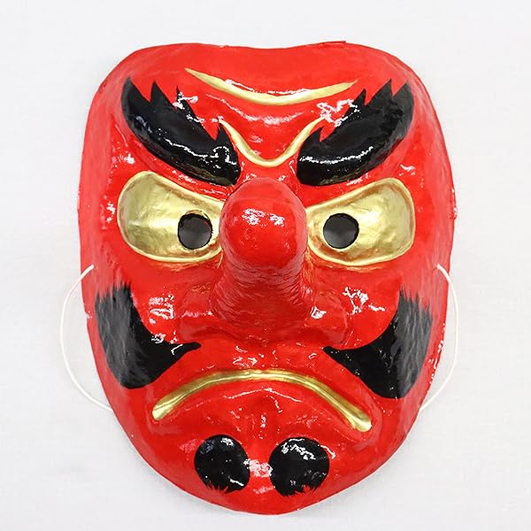Amazon | [不知火] 縁起物 和紙面 面 お面 おかめ面 おたふく面 お多福