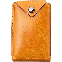 Amazon | [アブラサス] 薄い財布 レザー 薄型 日本製 イエロー | 財布