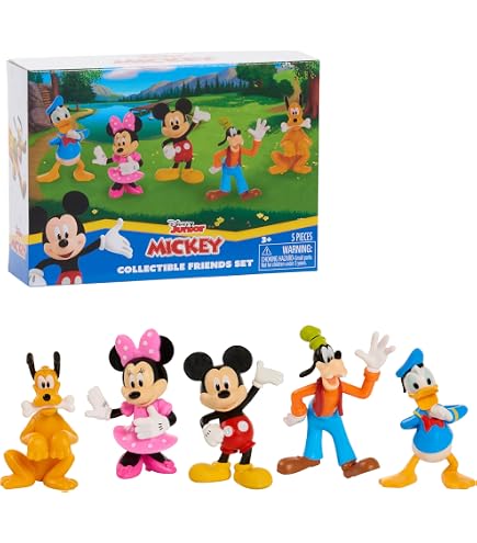 ディズニーキャラクター13種とミッキーマウス2種の15点セット Amazon.co.jp: Disney Mickey Mouse and Friends Deluxe Figure Play