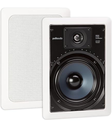 Amazon.co.jp: Polk Audio RC65i 2ウェイインウォールスピーカー - 4