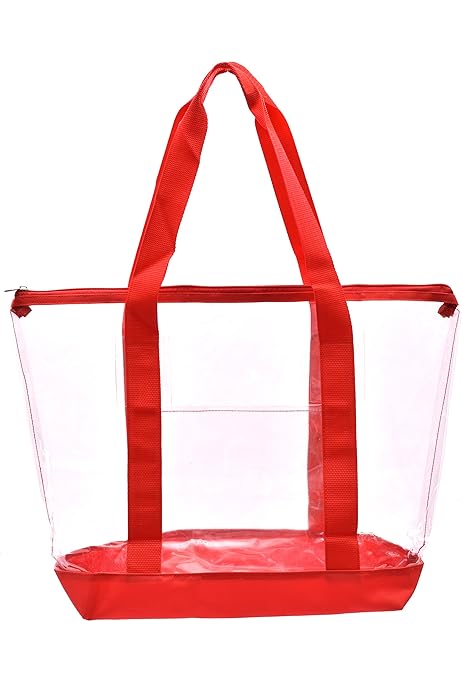 vinyl tote bags with zipper